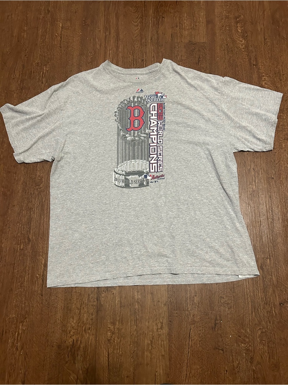 Boston Red Sox Majestic MLB T Shirt Bundle 2001 Vintage + 2013 World Series 2XL - Picture 2 of 8